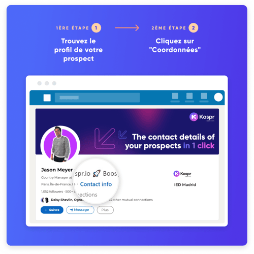 trouver adresse email linkedin
